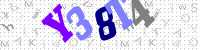 Blue Captcha Image