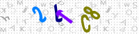 Blue Captcha Image