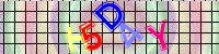 Blue Captcha Image