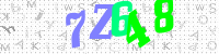 Blue Captcha Image