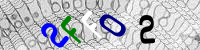 Blue Captcha Image