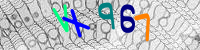 Blue Captcha Image