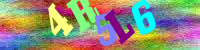 Blue Captcha Image