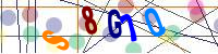Blue Captcha Image