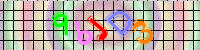 Blue Captcha Image