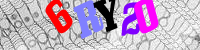 Blue Captcha Image