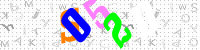 Blue Captcha Image