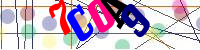 Blue Captcha Image