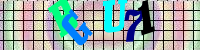 Blue Captcha Image