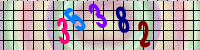 Blue Captcha Image