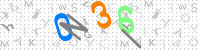 Blue Captcha Image