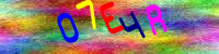 Blue Captcha Image