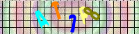 Blue Captcha Image