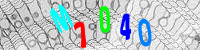 Blue Captcha Image