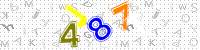 Blue Captcha Image