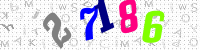 Blue Captcha Image