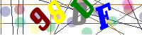 Blue Captcha Image