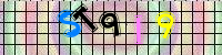 Blue Captcha Image
