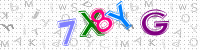 Blue Captcha Image