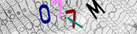 Blue Captcha Image