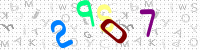 Blue Captcha Image