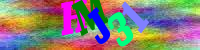 Blue Captcha Image