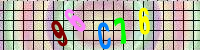 Blue Captcha Image