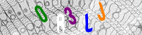 Blue Captcha Image