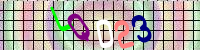 Blue Captcha Image