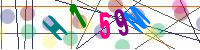 Blue Captcha Image