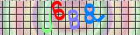 Blue Captcha Image
