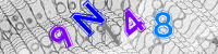 Blue Captcha Image