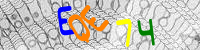 Blue Captcha Image