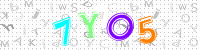 Blue Captcha Image