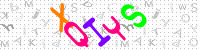 Blue Captcha Image