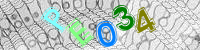 Blue Captcha Image