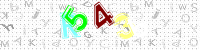 Blue Captcha Image