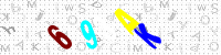 Blue Captcha Image