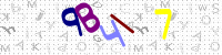 Blue Captcha Image
