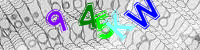 Blue Captcha Image