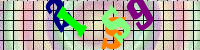 Blue Captcha Image