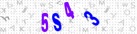 Blue Captcha Image