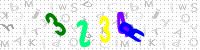 Blue Captcha Image