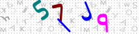 Blue Captcha Image