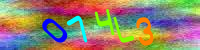 Blue Captcha Image