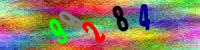 Blue Captcha Image