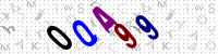 Blue Captcha Image