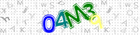 Blue Captcha Image