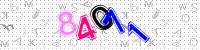 Blue Captcha Image