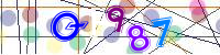 Blue Captcha Image